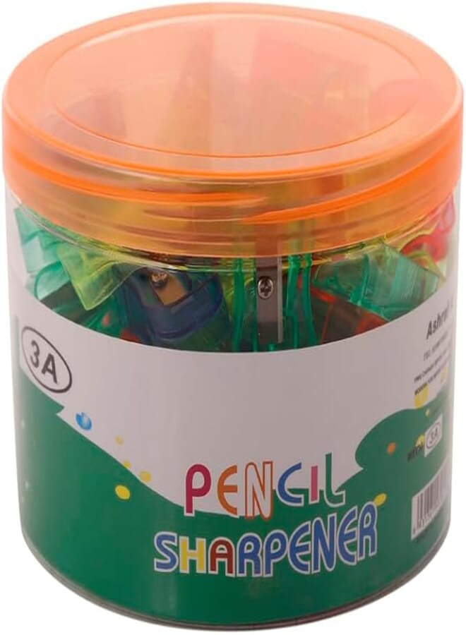 3A Box Of Sharpener 72 Pieces, Multi Color 507